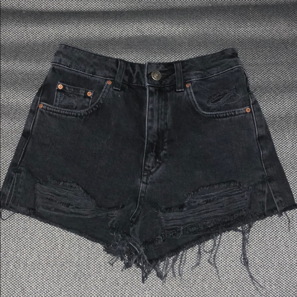 Topshop Moto mom shorts